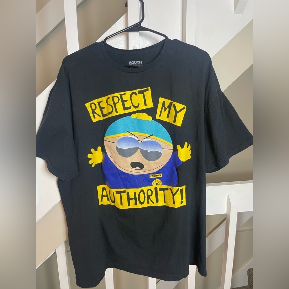 South Park Cartman Respect My Authority Shirt Size 2XL Men - Picture 3 of 6
